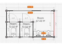 2026 - adacon - p400wc - luxe wc-container 390x220cm (ongebruikt) - afbeelding 4 van  12