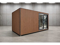 2026 - adacon - w400m - geïsoleerde kantoorunit 390x220 cm (ongebruikt)