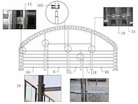 2026 - easy-going - (10x10x4,5 meter) - army green - dierenverblijf / shelter 10 meter - afbeelding 2 van  7