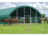 2026 - easy-going - (10x10x4,5 meter) - army green - dierenverblijf / shelter 10 meter - afbeelding 3 van  7