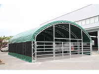 2026 - easy-going - (10x10x4,5 meter) - army green - dierenverblijf / shelter 10 meter - afbeelding 4 van  7