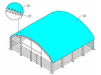 2026 - easy-going - (10x10x4,5 meter) - army green - dierenverblijf / shelter 10 meter - afbeelding 7 van  7