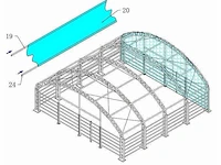2026 - easy-going - (10x10x4,5 meter) - army green - dierenverblijf / shelter 10 meter - afbeelding 5 van  17