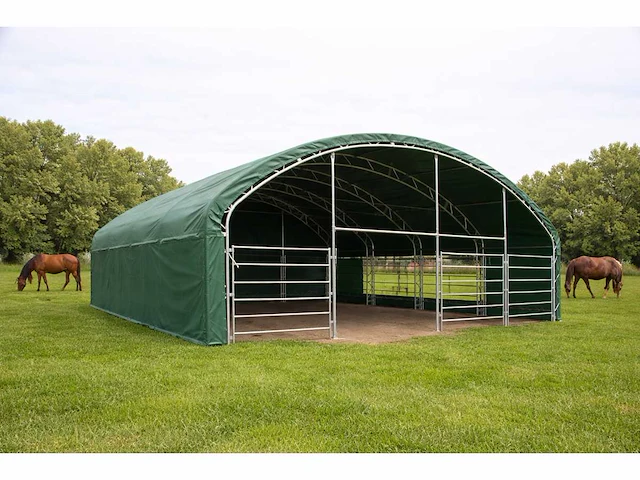 2026 - easy-going - (10x10x4,5 meter) - army green - dierenverblijf / shelter 10 meter - afbeelding 10 van  17