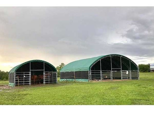 2026 - easy-going - (12x12x5 meter) - dierenverblijf / shelter 12 meter - afbeelding 1 van  4