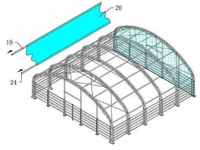 2026 - easy-going - (12x12x5 meter) - dierenverblijf / shelter 12 meter - afbeelding 2 van  4