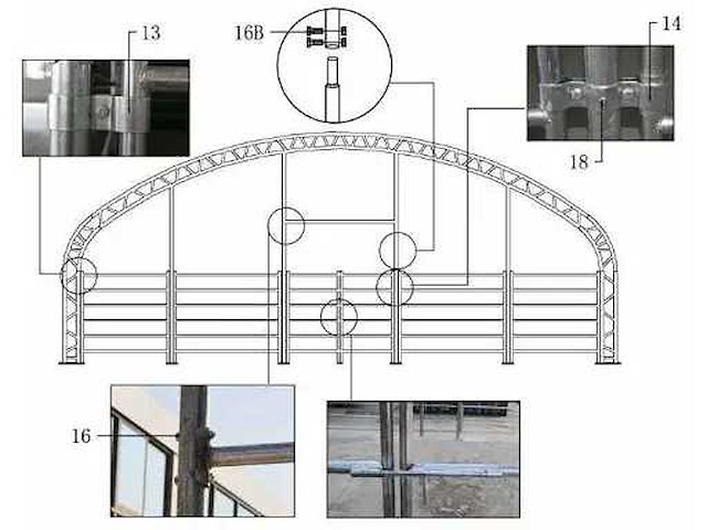 2026 - easy-going - (12x12x5 meter) - dierenverblijf / shelter 12 meter - afbeelding 4 van  4