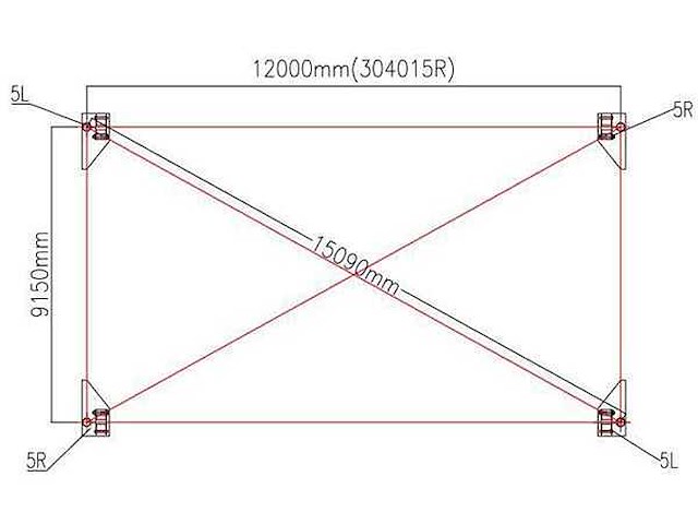 2026 - easy-going - (12x9,15x4,50 meter) - garage tent / opslag shelter 304015r - afbeelding 9 van  11