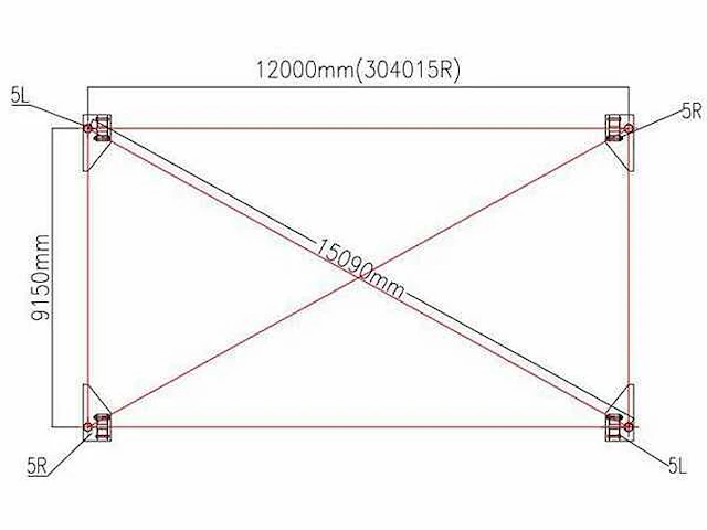 2026 - easy-going - (12x9,15x4,50 meter) - garage tent / opslag shelter 304015r - afbeelding 9 van  11