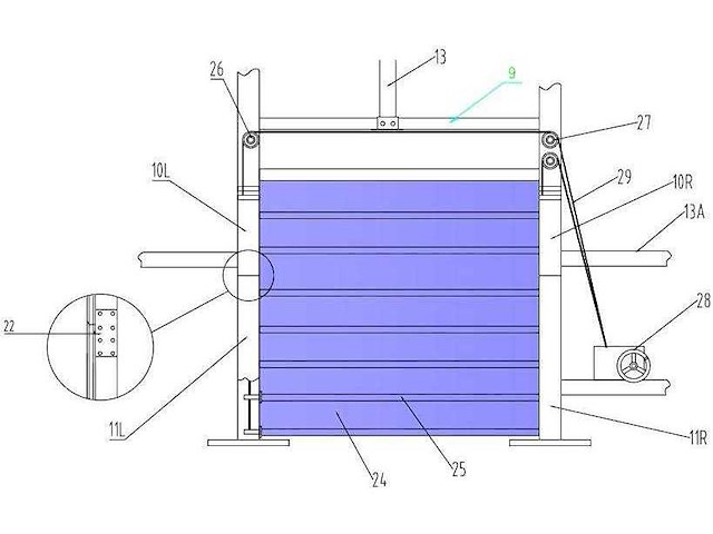 2026 - easy-going - (15,0x5,50x5,30 meter) - garage / tent / opslag shelter 185017p - afbeelding 2 van  15