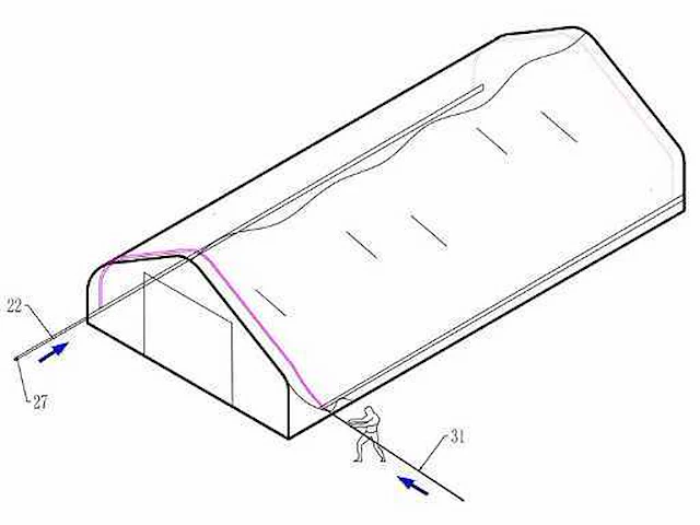 2026 - easy-going - (18,30x12,20x6,40 meter) - garage / tent / opslag shelter 406021dp - afbeelding 10 van  13