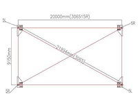 2026 - easy-going - 20x9,15x4,50 meter - garage tent / opslag shelter 306515r - afbeelding 7 van  7