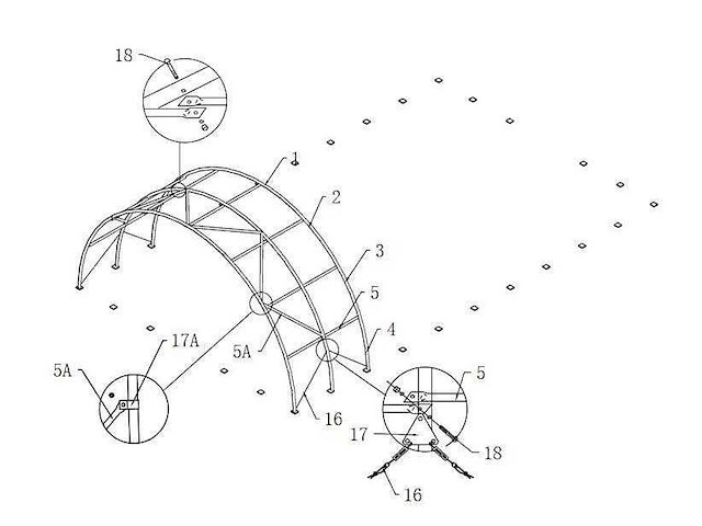 2026 - easy-going - (24x12,20x6,10 meter) - nood tent / opslag shelter 408020r - afbeelding 4 van  24