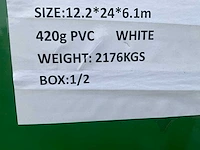 2026 - easy-going - (24x12,20x6,10 meter) - nood tent / opslag shelter 408020r - afbeelding 19 van  26