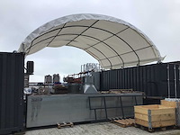 2026 - easy-going - (6x6x2 meter) - shelter overkapping / tent tussen 2 containers c2020 - afbeelding 23 van  28