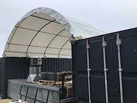 2026 - easy-going - (6x6x2 meter) - shelter overkapping / tent tussen 2 containers c2020h - afbeelding 11 van  18