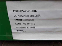2026 - easy-going - (6x6x2 meter) - shelter overkapping / tent tussen 2 containers c2020h - afbeelding 8 van  18