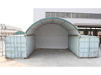 2026 - easy-going - (6x6x2 meter) - shelter overkapping / tent tussen 2 containers c2040h - afbeelding 10 van  10