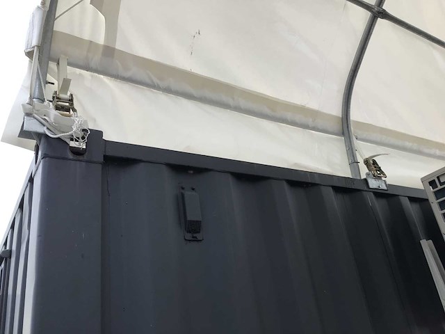 2026 - easy-going - (6x6x2 meter) - shelter overkapping / tent tussen 2 containers c2040h - afbeelding 2 van  18