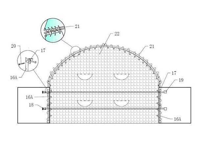 2026 - easy-going - (6x6x2 meter) - shelter overkapping / tent tussen 2 containers c2040h - afbeelding 5 van  18