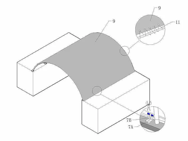 2026 - easy-going - (6x6x2 meter) - shelter overkapping / tent tussen 2 containers c2040h - afbeelding 4 van  18