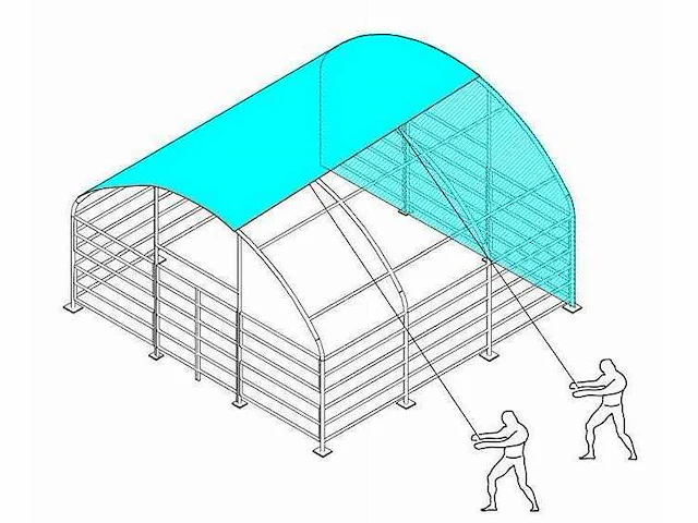 2026 - easy-going - (6x6x3,7 meter) - dierenverblijf / shelter 6 meter - afbeelding 11 van  14