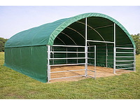 2026 - easy-going - (8x8x4 meter) - army green - dierenverblijf / shelter 8 meter - afbeelding 1 van  18