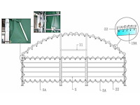 2026 - easy-going - (8x8x4 meter) - army green - dierenverblijf / shelter 8 meter - afbeelding 4 van  23