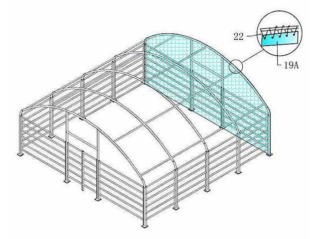 2026 - easy-going - (8x8x4 meter) - army green - dierenverblijf / shelter 8 meter - afbeelding 5 van  23