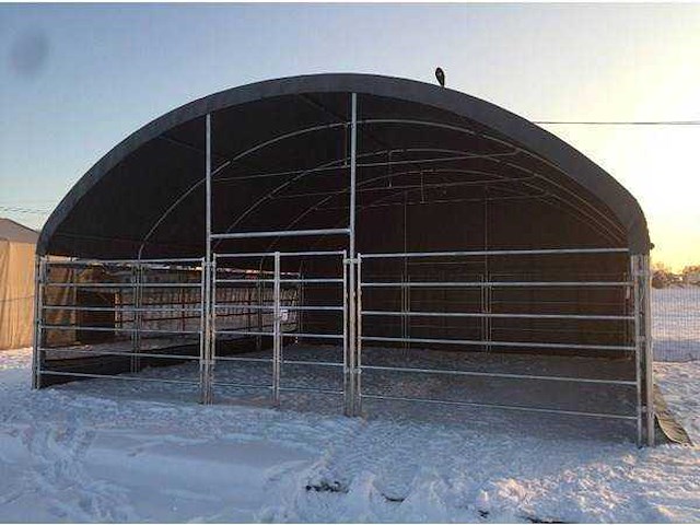 2026 - easy-going - (8x8x4 meter) - army green - dierenverblijf / shelter 8 meter - afbeelding 17 van  23