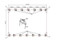 2026 - easy-going - (9,15x6,10x3,65 meter) - garage / tent / opslag shelter 203012r - afbeelding 5 van  14