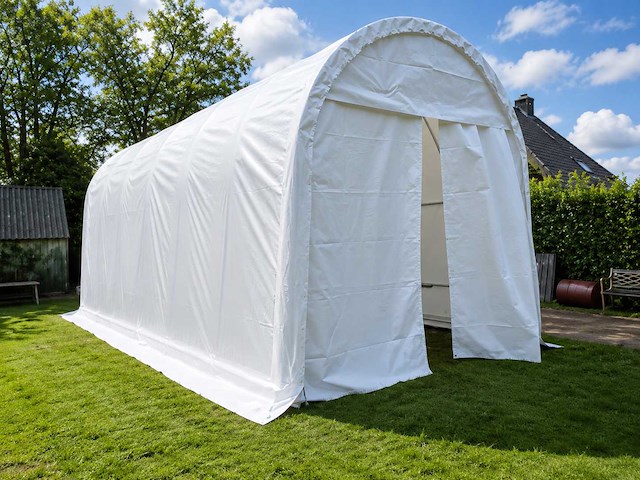 2026 - easy-going - (9,20x4,30x4,30 meter) - garage tent / opslag shelter 143014r - afbeelding 1 van  26