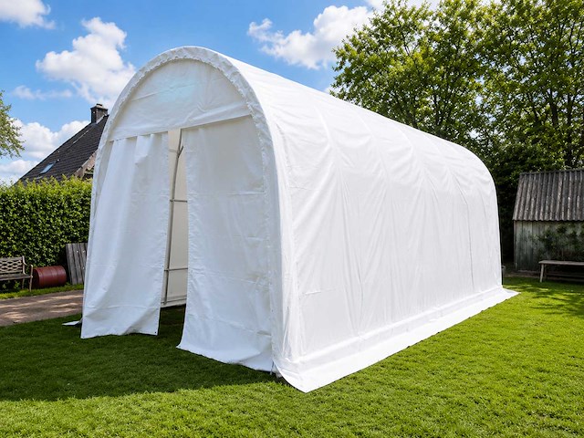 2026 - easy-going - (9,20x4,30x4,30 meter) - garage tent / opslag shelter 143014r - afbeelding 12 van  26