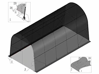 2026 - easy-going - (9,20x4,30x4,30 meter) - garage tent / opslag shelter 143014r - afbeelding 13 van  26