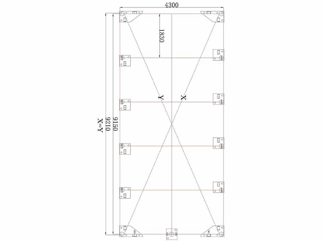 2026 - easy-going - (9,20x4,30x4,30 meter) - garage tent / opslag shelter 143014r - afbeelding 9 van  26
