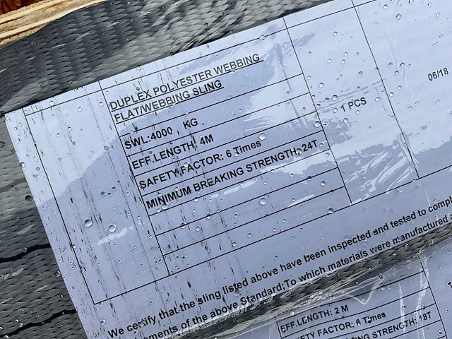 2026 - easy-going - duplex - 2 t/m 5 ton - 2 t/m 6 meter - pallet diverse hijsbanden (22x) - afbeelding 11 van  12