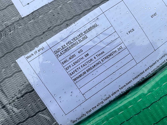 2026 - easy-going - duplex - 2 t/m 5 ton - 2 t/m 6 meter - pallet diverse hijsbanden (22x) - afbeelding 8 van  18