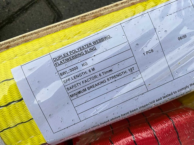 2026 - easy-going - duplex - 2 t/m 5 ton - 2 t/m 6 meter - pallet diverse hijsbanden (22x) - afbeelding 9 van  18