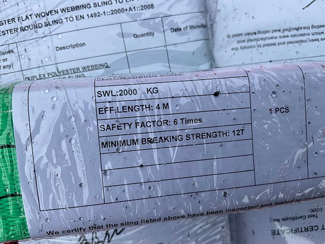 2026 - easy-going - duplex - 2 t/m 5 ton - 2 t/m 6 meter - pallet diverse hijsbanden (22x) - afbeelding 6 van  18