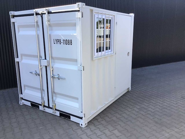 2026 - lypu - 8ft - opslag container met zijdeur en raam - afbeelding 12 van  25