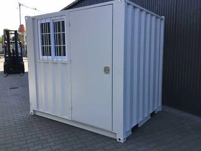 2026 - lypu - 8ft - opslag container met zijdeur en raam - afbeelding 2 van  25