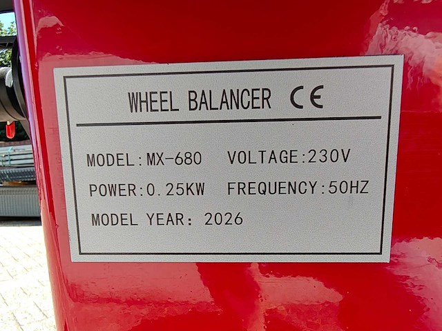 2026 - mx-680 - banden balanceerapparaat - afbeelding 12 van  13