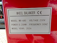 2026 - mx-680 - banden balanceerapparaat - afbeelding 6 van  6
