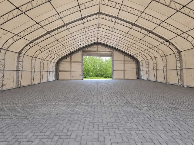 2026- easy-going - (30,5x15,25x7,01 meter) - garage tent / opslag shelter 5010023p - afbeelding 9 van  12