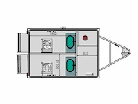 2026 2 pers. 3956x1986x2784 aanhangwagen / sanitairunit / toiletunit - afbeelding 25 van  31