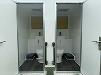 2026 2 pers. 3956x1986x2784 aanhangwagen / sanitairunit / toiletunit - afbeelding 2 van  16