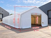2026 24,4x10x5,2 m opslagtent / opslagshelter - afbeelding 2 van  4