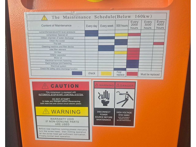 2026 aircompressor hma- 10 schroefcompressor - afbeelding 5 van  8