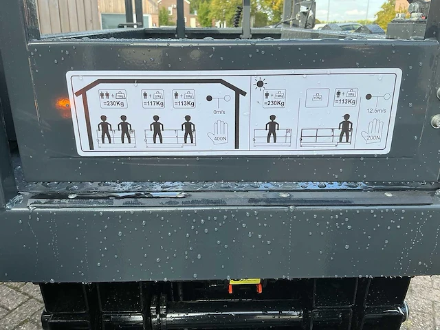 2026 antmac bjs0507tl elektrische rupsschaarhoogwerker – 8 m – 230 kg - afbeelding 17 van  34