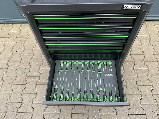 2026 apex 7hs7g-p ax7pro 7 lades gevulde gereedschapswagen - afbeelding 4 van  23